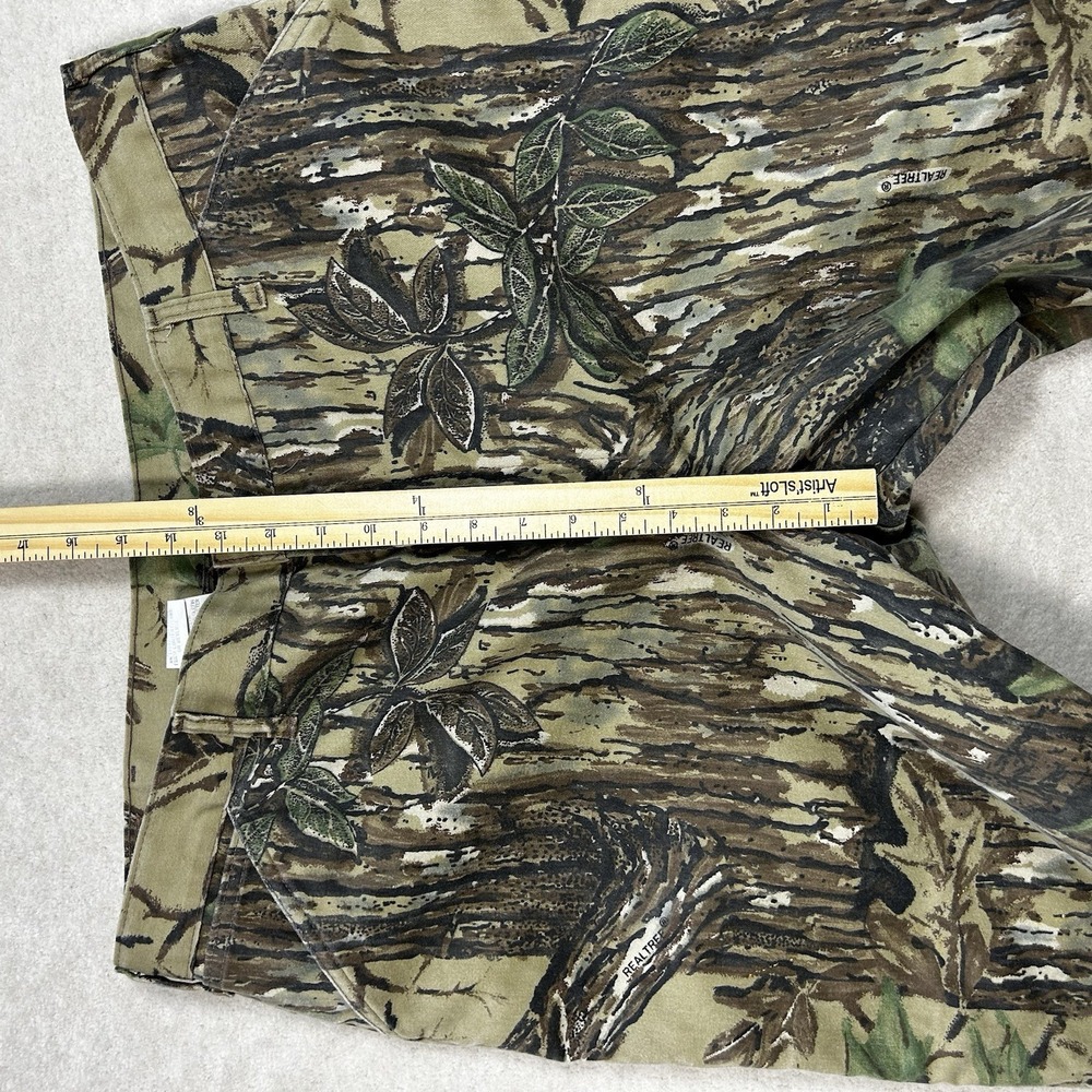 Vintage 90s Duxbak Camo Pants Mens 40x32 Realtree Lined Insulated Hunting - Picture 5 of 9